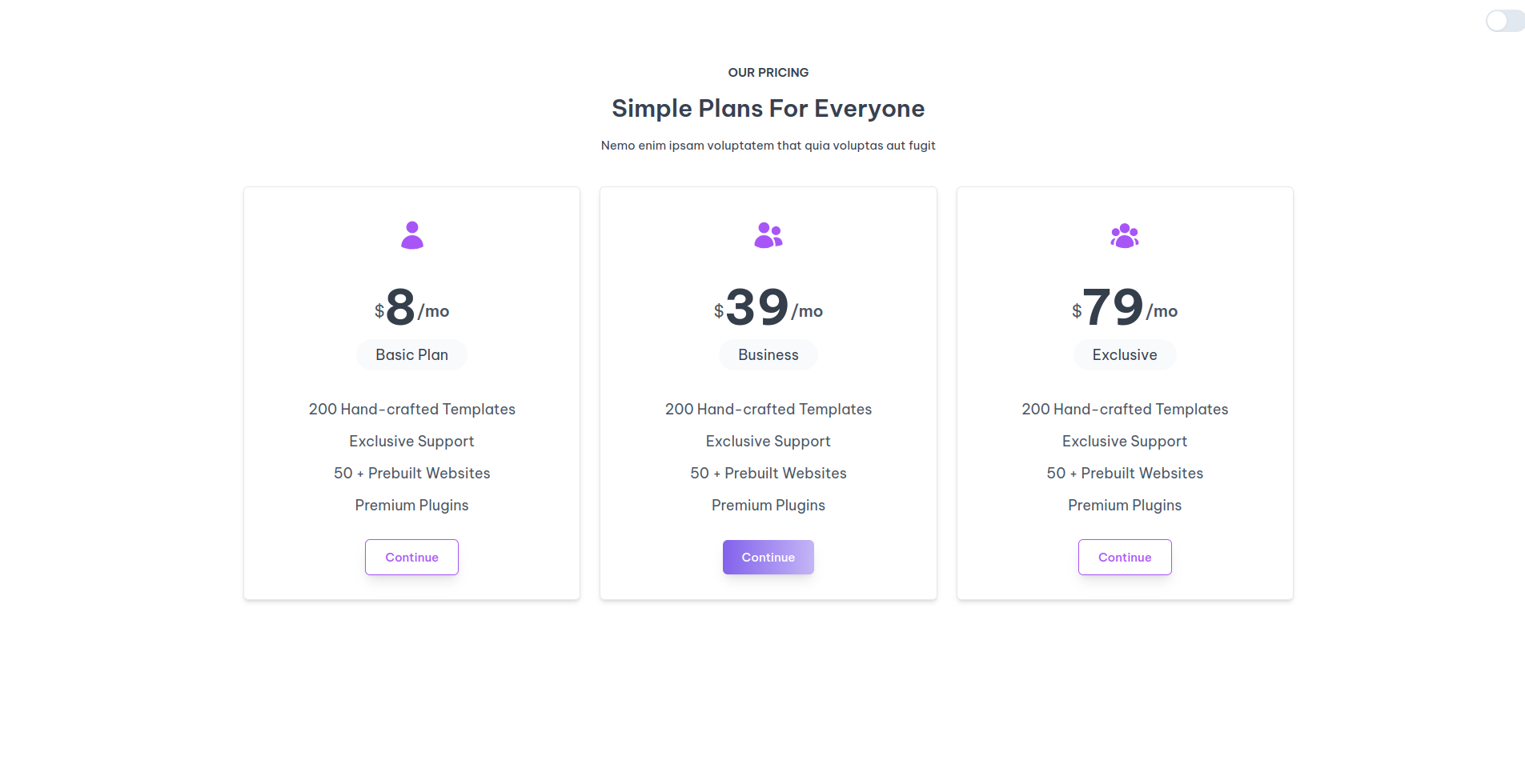 Techprice - Pricing Section Tailwind CSS 3 React Template